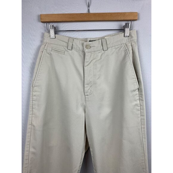 Dockers Women’s Flat Front Khakis Beige Cotton Trousers Size 29 - Picture 3 of 5